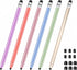 6 Pack Stylus Pen for Touchscreen, Smozer 2 in 1 High Sensitivity Capacitive Stylus for iPad, iPhone, Android (Fine Tip)