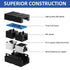 Frienda 10 Pieces RJ45 Coupler, Ethernet Extension Adapter for Cat7/Cat6/Cat5e/Cat5 Network Cable