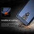 Osophter Case for Moto G Play 2021 with 2pcs Screen Protector, Shock-Absorption Flexible TPU Rubber Cover (Navy Blue)