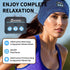 Sleep Headphones Headband Wireless for Sleeping Side Sleepers - Adjustable Bluetooth Headphones for Women Men (Blue)