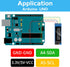 MakerFocus 5pcs 0.91 Inch I2C 128 32 SSD1306 Pi/ESP32 IIC OLED Display Module x Pixel Driver Self-Luminous Display