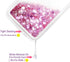 Compatible with iPhone 12 and 12 Pro Case, Bling Flowing Liquid Floating Glitter TPU Protective Case 6.1 inch