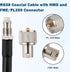 Cable,18FT RG58 PL259 MOOKEERF NMO Antenna Low Loss Coaxial CB Antenna Cable Extension with NMO and Removable UHF Male