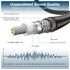90 24K Systems,Subwoofer(25ft/8m) EMK RCA Subwoofer Cable Degree RCA to RCA Audio Cable Gold-Plated Nylon Braided