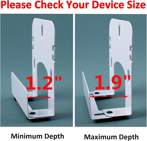 Generic M4 Gmailmall Cable Box Mount Modem Adjustable Wall Mount for Most Narrow Media Players Compatible with Roku