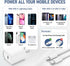 MFi Certified Fast Charger for iPhone 14/13/12 Pro, 20W USB C Rapid Charger Block & 6FT Lightning Cable - 2 Pack
