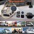 USB Type C 3.0 and USB 3.0 Male to Female Flush Mount Cable, Waterproof Kit for Car Dash Panel Mount Adapter
