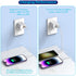 iPhone 15 Charger Block, 2Pack 20W Dual Port PD Fast USB C Wall Charger Adapter + USB A Quick Charging Brick Plug