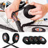 2 Rolls Black Wire Harness Cloth Tape for Automobile Electrical Wire Harnessing, 15mm x 50Ft