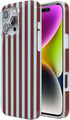 Casely 16 iPhone Pro Case | Sunday in Brooklyn | Blue Stripes | Compatible with MagSafe | Classic Ultra Slim Design