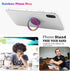 lenoup Kickstand,360 Rainbow Cell Phone Ring Stand Holder,Purple Multicolor Ring Grip Rotation Metal Finger Ring