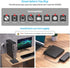 External CD DVD Drive, USB 3.0 CD Burner with 2 USB Ports and 2 TF/SD Card Slots, Optical Disk Drive for Laptop Mac, PC