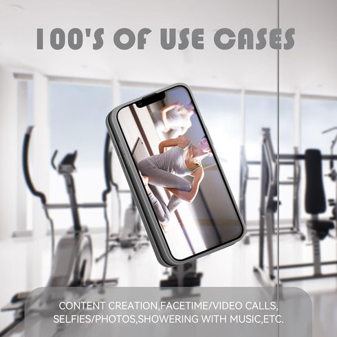 Silicone Phone Sticky Grip, Suction Phone Case Mount for iPhone and Android, Hands-Free Sticky Grip for Selfies and