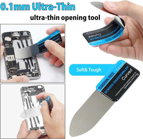 19 in 1 Electronics Repair Tool Kit, Spudger Pry Opening Tool Screwdriver Set for iPhone, Laptop, iPad, Cell Phone,