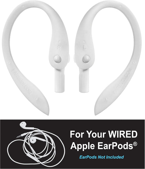 Flex - Compatible with Your Apple iPhone Wired EarPods | Attaches to The Wired EarPods That are Made by Apple | (White)