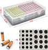 134pcs Xuerdon Battery Storage Organizer Case, Battery Vault Box Holder Container for AA AAA Batteries, Garage