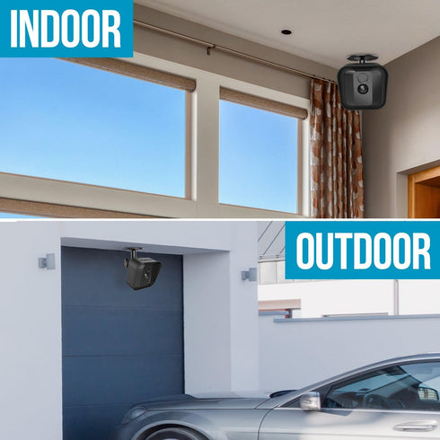 Frienda 1 Black Wall Mount, Weather Proof Adjustable Bracket and Silicone Skin Cover for Blink XT Security Camera