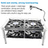 LYML.E1 4x120mm Computer Fan with Ac Plug,with Variable Speed Controller,Dual-Layer Heat Dissipation with Acrylic