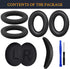 SOULWIT Ear Pads Cushions + Headband + Silicone Earpads Cover, Replacement Kit for Bose QuietComfort 35 QC35, QC35 ii
