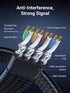 8 3FT, 40Gbps 2000Mhz 26AWG RJ45 PS5 3FT UGREEN Cat Ethernet Cable Flat High Speed Internet Cable Braided Network Cord