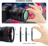 9 Pieces Step Down Ring Camera Lens Filter Metal Rings, Compatible with All Brands UV ND CPL (49-40.5mm, 52-49mm,