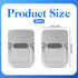 Xosjska 2 PCS Invisible Computer Keyboard Stand, Portable Keyboard Riser, Zinc Alloy Self-Adhesive Mini Laptop Stand