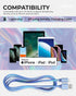 LIQUIPEL Powertek 6 ft iPhone Charger Cable, Fast Charging Lightning to USB Cord Adapter, MFI Certified, Compatible for