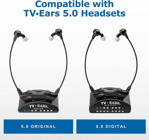 TV EARS Replacement Battery for Original & Digital Headsets - Rechargeable Long-Lasting Battery - 1-Pack