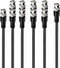 JOINSI 5-Pack 6.6ft BNC Male to BNC Male Jumper 75-Ohm Cable Extension Connector