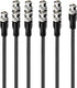JOINSI 5-Pack 6.6ft BNC Male to BNC Male Jumper 75-Ohm Cable Extension Connector