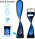 Getino Waterproof Soft Sport Band for Fitbit Sense/Sense 2/Versa 3/Versa 4 Watch, Large 3 Pack Accessories