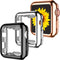 GEAK 3 Pack Compatible with Apple Watch Screen Protector Case 42mm, Full Protective HD Ultra-Thin Cover for iWatch