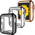 GEAK 3 Pack Compatible with Apple Watch Screen Protector Case 42mm, Full Protective HD Ultra-Thin Cover for iWatch