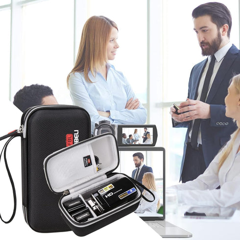 EVA Carrying Case for kimire/Kicteck/Sony HDRCX405/Canon VIXIA HF R800 R700 Video Camera (Case Only)