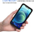 Lanhiem IP68 Waterproof Dustproof Case for iPhone 12 Pro with Built-in Screen Protector - Black