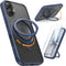 SURPHY Stand Case for iPhone 17 Case with Screen Protector (6.3 inch 2025),
