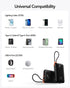 Power Bank 20000mAh, 30W Fast Charging Portable Charger with Built-in Cables & LED Display for iPhone, Samsung, Android