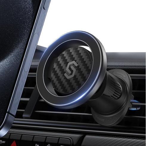 SYNCWIRE for MagSafe Car Mount, Flexible Rotation Magnetic Phone Holder for Car Vent, Hands Free Air Vent Phone Holder