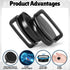 Tellegloww 10 Set 23mm Magnetic Zip Tie Mount and Nylon Cable Ties Dia Magnetic Cable Clips Organizer Holders Clamps