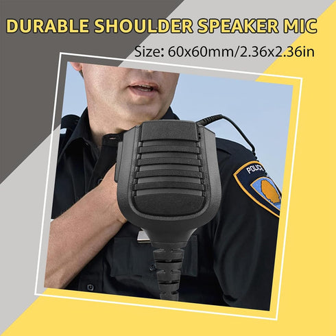 Retevis RT29 Ailunce HD2 Shoulder Speaker Mic - IP54 Waterproof Microphone, Compatible with RT29 RT48 NR30 RB23 Ailunce