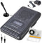 Portable Cassette Player Tape Recorder, Record to Cassettes via Mic or Aux, Built-in Speaker, Includes External Mic,