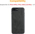 molzar GripBig Series Case for iPhone 8 Plus/7 Plus/6 Plus, Built-in Metal Plate for Magnetic Mount, Black/Black