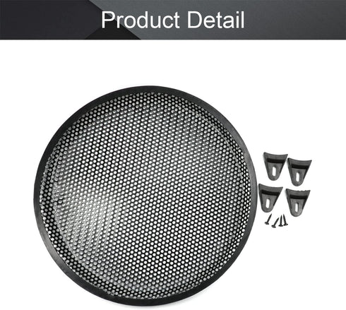 Fielect 2Pcs 10 inch Speaker Grill Cover, Waffle Grill Guard Protector for SubWoofer Audio Accessories