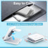 Fast Wireless Charger for Samsung, 2 in 1 Foldable Travel Charging Station for Galaxy Z Flip 6/5/4 and Motorola Razr+