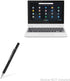 BoxWave FineTouch Capacitive Stylus Pen Compatible with Lenovo C330 Convertible 2-in-1 Chromebook (Jet Black)