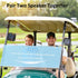 Golf Cart Bluetooth Speaker, Magnetic Portable Wireless Speaker with Loud Stereo Sound, 20 Hours Play