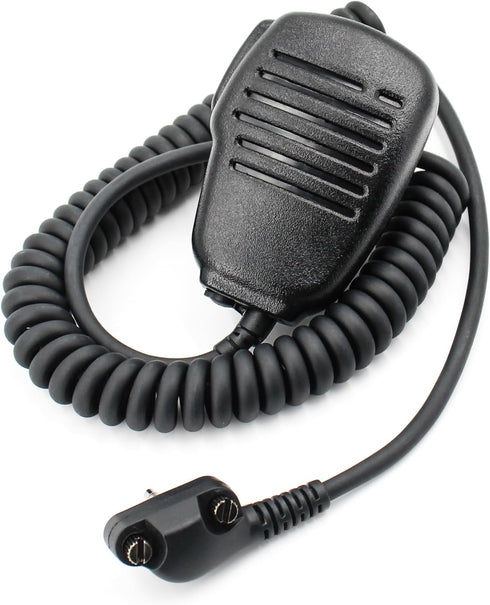 Replace VX-261 VX-231 Compact Shoulder Speaker Microphone for Motorola Walkie Talkie with 3.5mm Audio Jack