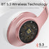 DOQAUS Bluetooth Headphones Over-Ear, 90 Hrs Playtime, Wireless Headphones with Microphone and Soft Earpads