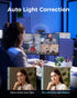 Edew 1080P Webcam Computer Camera with Microphone & Wide View - Auto Light Correction Webcam for PC, Mac, Laptop