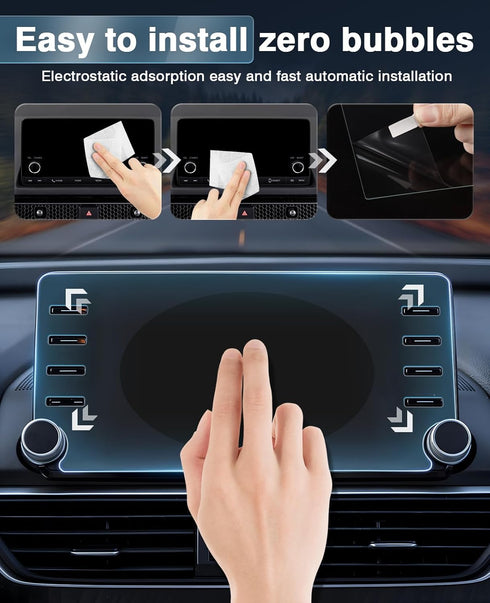 2PCS Accord Screen Protector for 2018-2021 2022 Honda Accord EX EX-L Sport Touring, 8-inch Touchscreen Tempered Glass